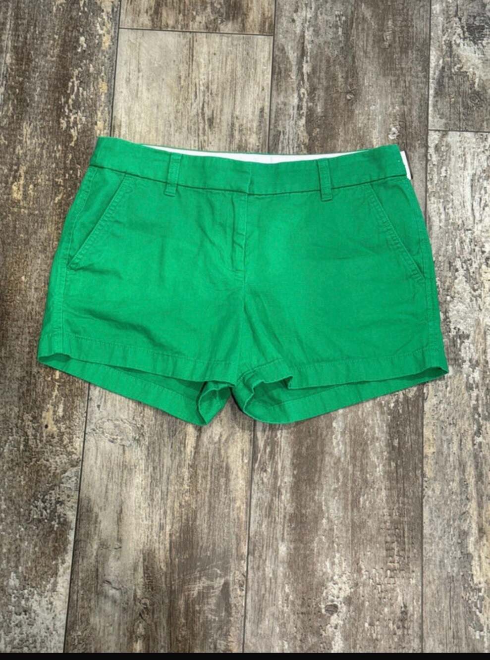 J.Crew Green Chino Shorts Women's Size 4